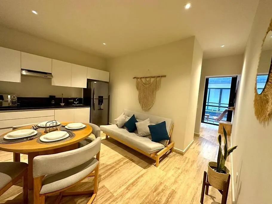 New Pool View Cozy Apartment / Jacuzzi, Gym & Pool Playa del Carmen Mexico