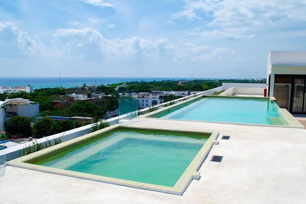 New Pool View Cozy Apartment / Jacuzzi, Gym & Pool Playa del Carmen Mexico